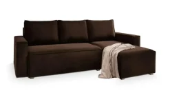 MASSENO Ecksofa mit Schlaffunktion Siles
