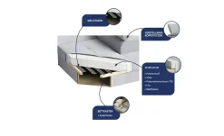 MASSENO Wohnlandschaft mit Schlaffunktion Casone