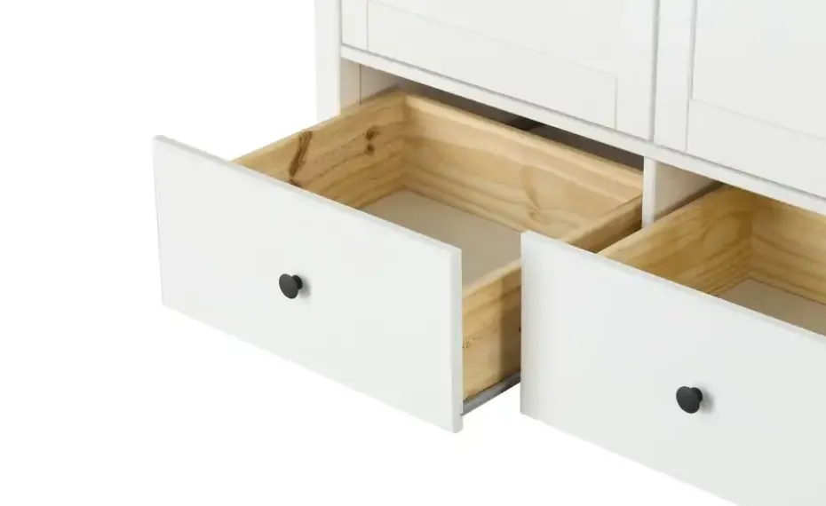 Massivholz-Drehtürenschrank aus Massivholz