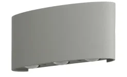 Paul Neuhaus LED-Aussenwandleuchte,6-flammig, silberfarben