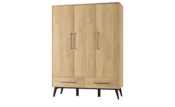 pinio Kleiderschrank 3-türig Retro