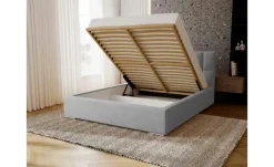 Polsterbett mit Stauraum