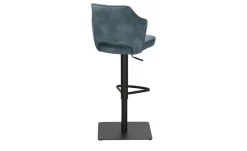 Primo Barhocker in samtigem Velours Ginger