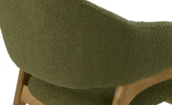 smart Armlehnstuhl mit Eiche Massivholzgestell