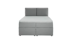 S-STYLE Boxbett mit Stauraum und Topper, H3 Uma
