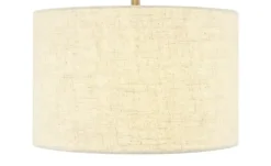 Trio Deckenleuchte, 1-flammig, Nickel-antik/ Holz