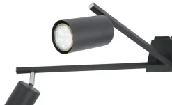 Trio Deckenspot, 5-flammig, schwarz