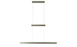 Trio LED-Pendelleuchte, alu mit Up & Down Light