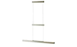 Trio LED-Pendelleuchte, alu mit Up & Down Light
