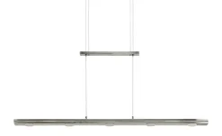 Trio LED-Pendelleuchte, nickel matt mit Dimmer