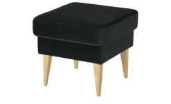 Twist Hocker aus Samt Taco