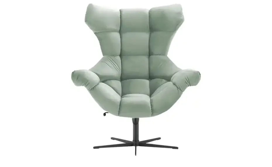 Twist Sessel aus Samt Sensi