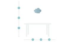 Wandleuchte Wolke
