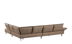 W.SCHILLIG Ecksofa aus Echtleder